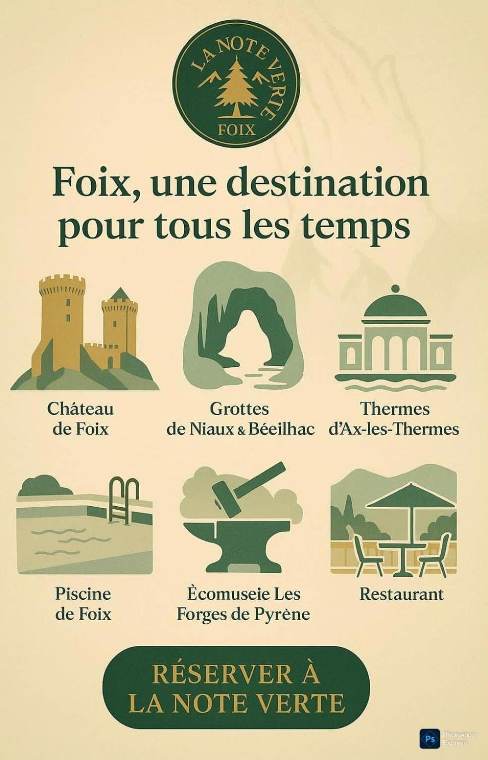 La Note Verte - Parking Gratuit Devant L'Entree Foix Bagian luar foto